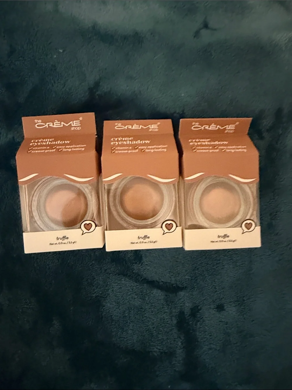 The Crème Shop Truffle Crème Eyeshadow Trio - Neutral Brown